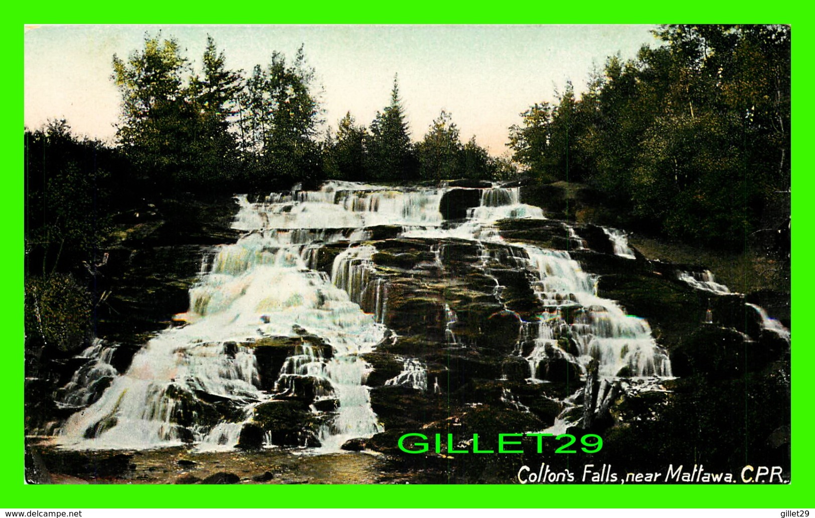 MATTAWA, ONTARIO - COLTON'S FALLS, NEAR MATTAWA - C.P.R. - ILLUSTRATED POSTCARD CO - - Other & Unclassified