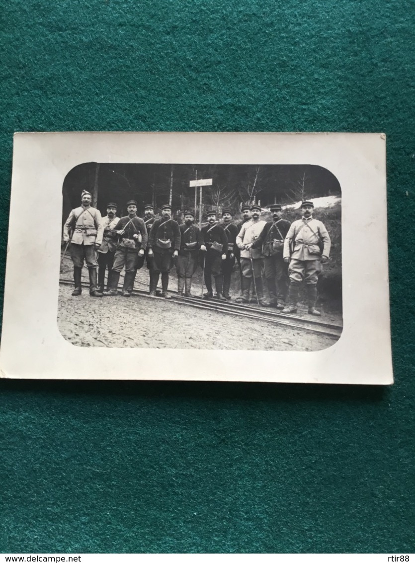 Carte Photo D’artilleurs Du 37°RA. Avec étui De Tampon TN Vers 1915 1914-18 - 1914-18