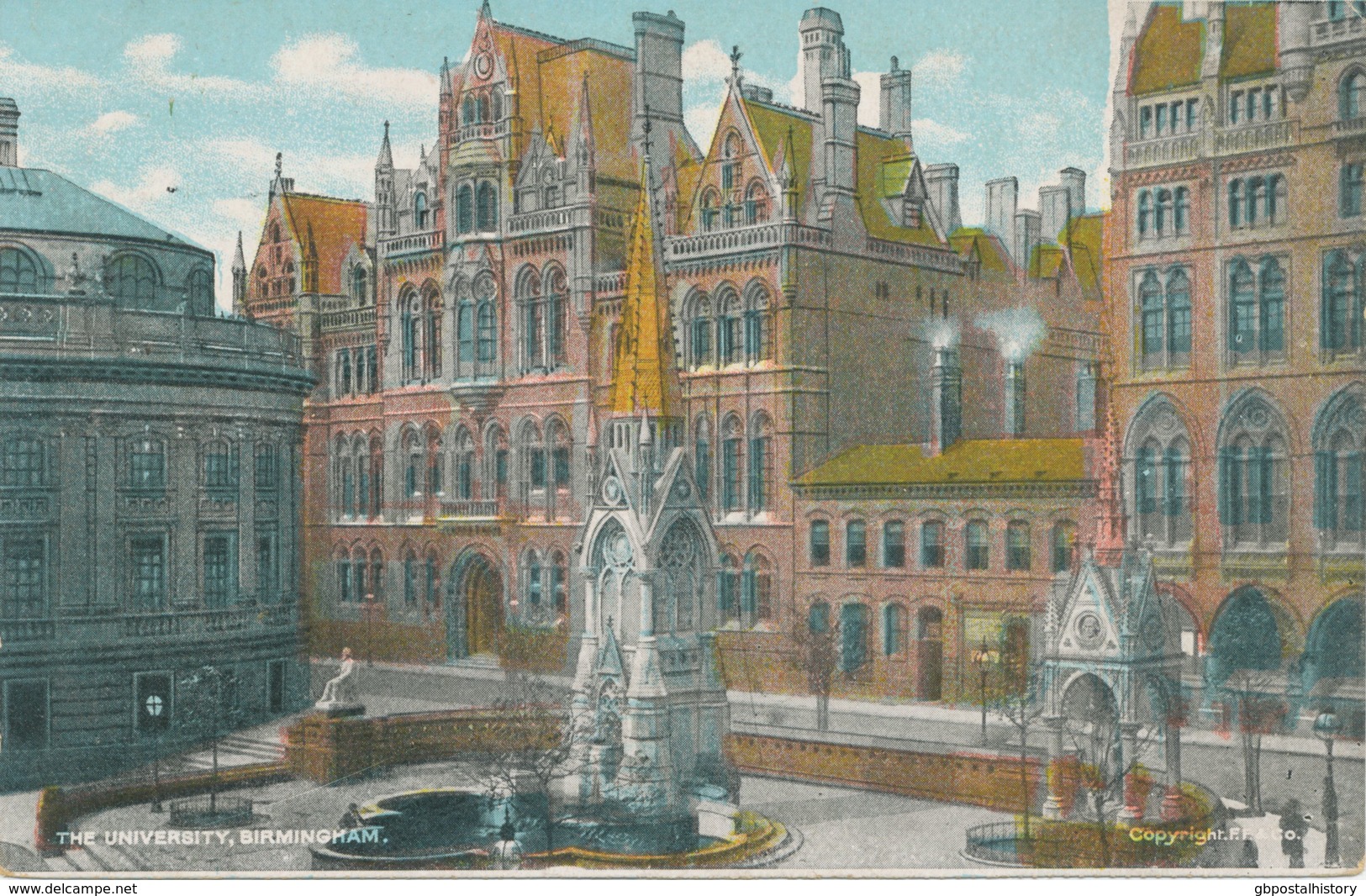 UK BIRMINGHAM Ca. 1910 University – Superb Mint Postcard (F.F. & Co.) - Birmingham