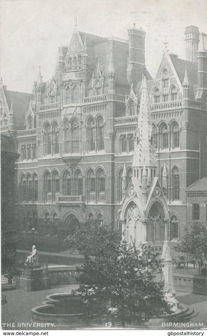 UK BIRMINGHAM Ca. 1910 University – Superb Mint Postcard - Birmingham