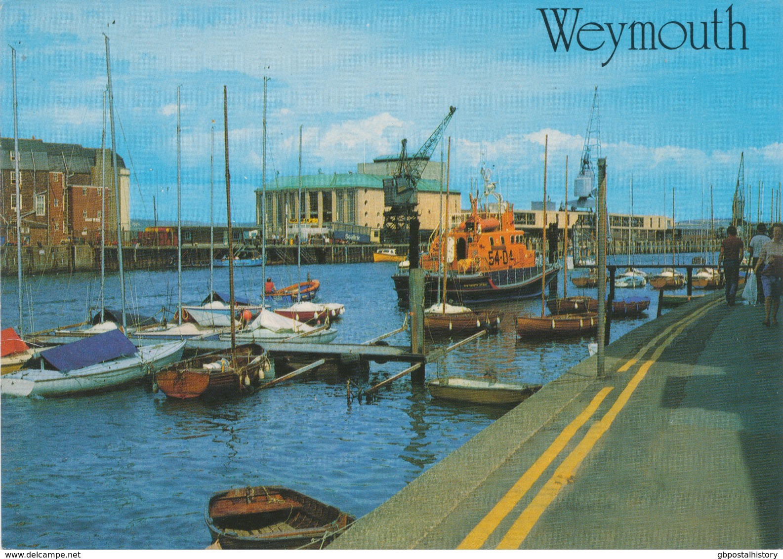 UK WEYMOUTH Ca. 1970, Superb Mint Postcard WEYMOUTH, Harbour (J. Salmon) - Weymouth