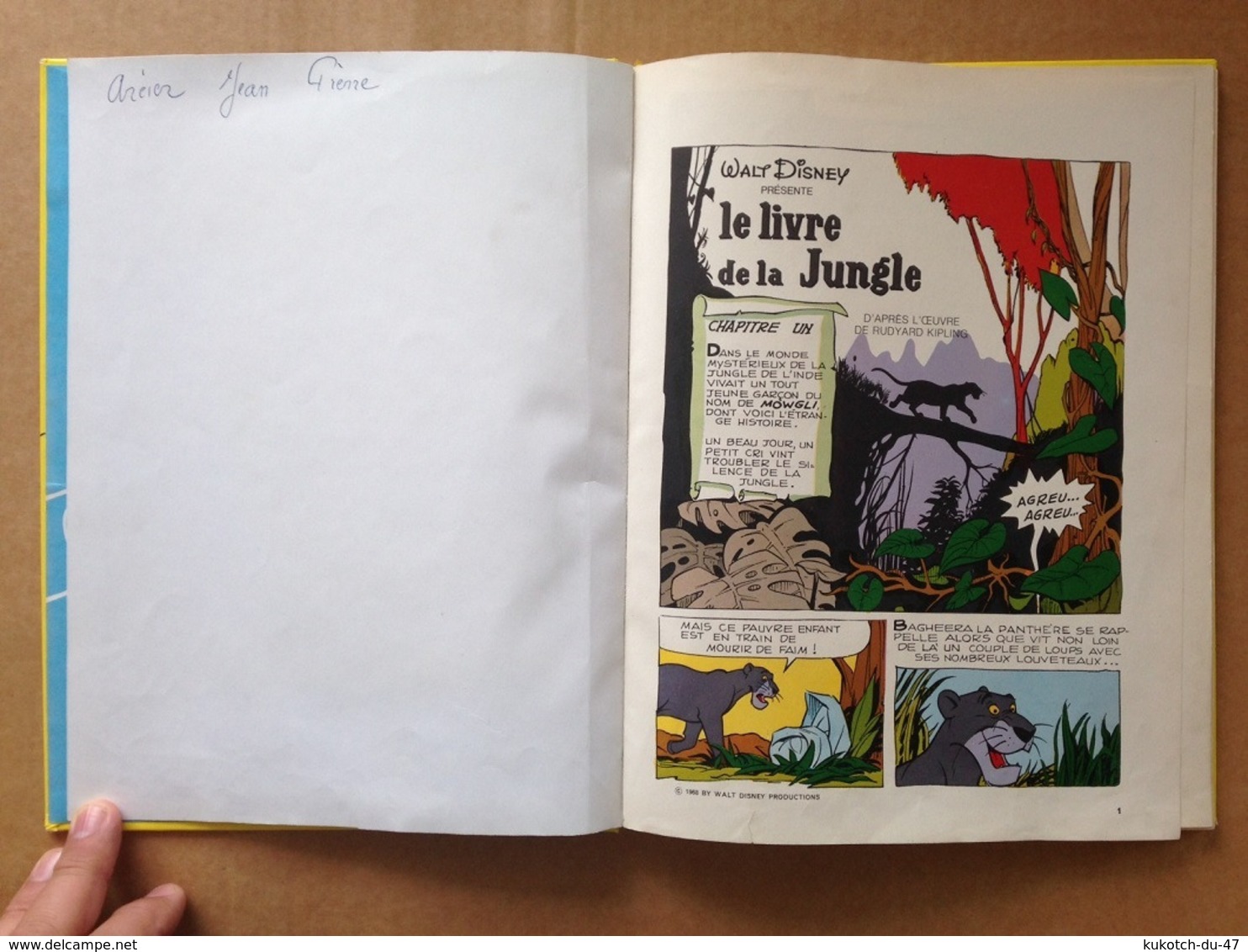 Disney - BD Le Livre De La Jungle (1969) - Disney
