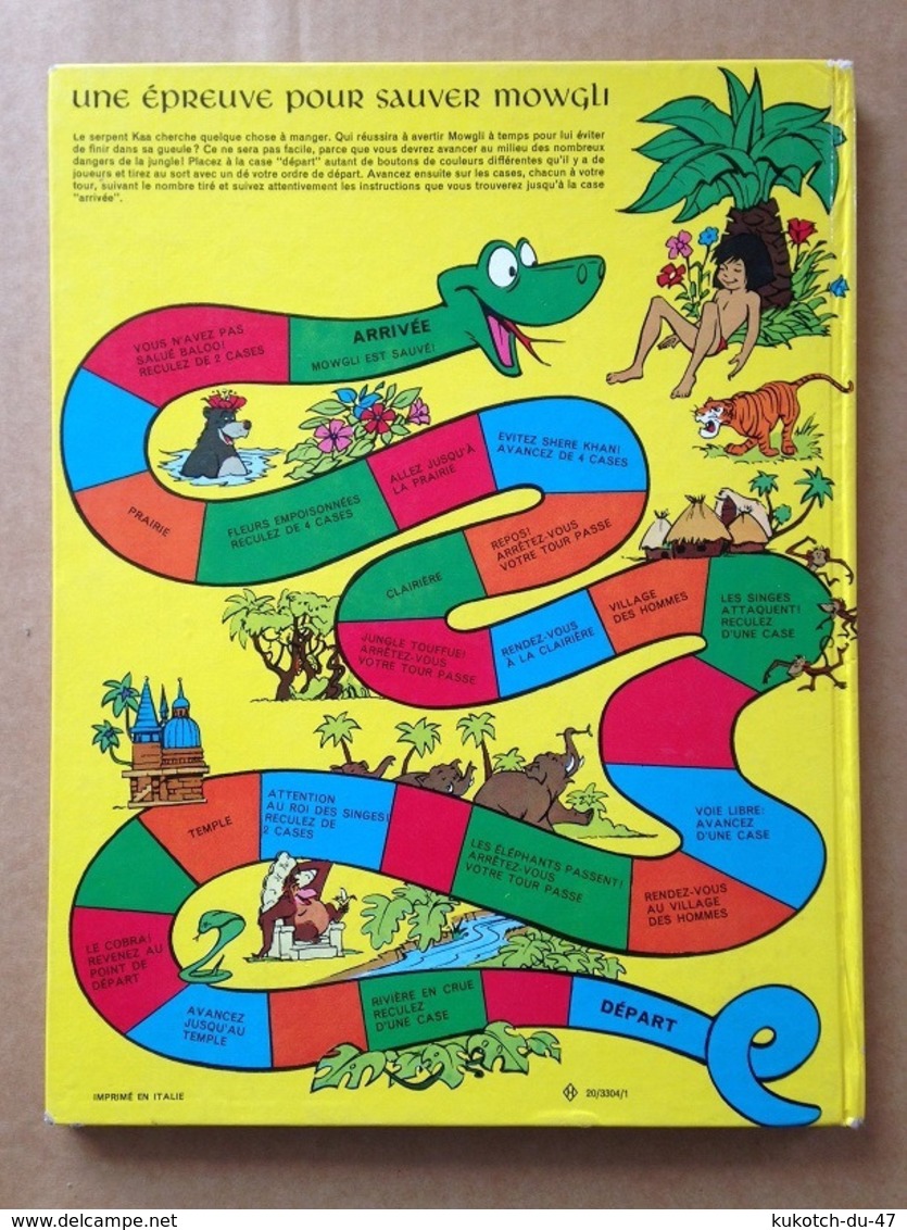 Disney - BD Le livre de la jungle (1969)