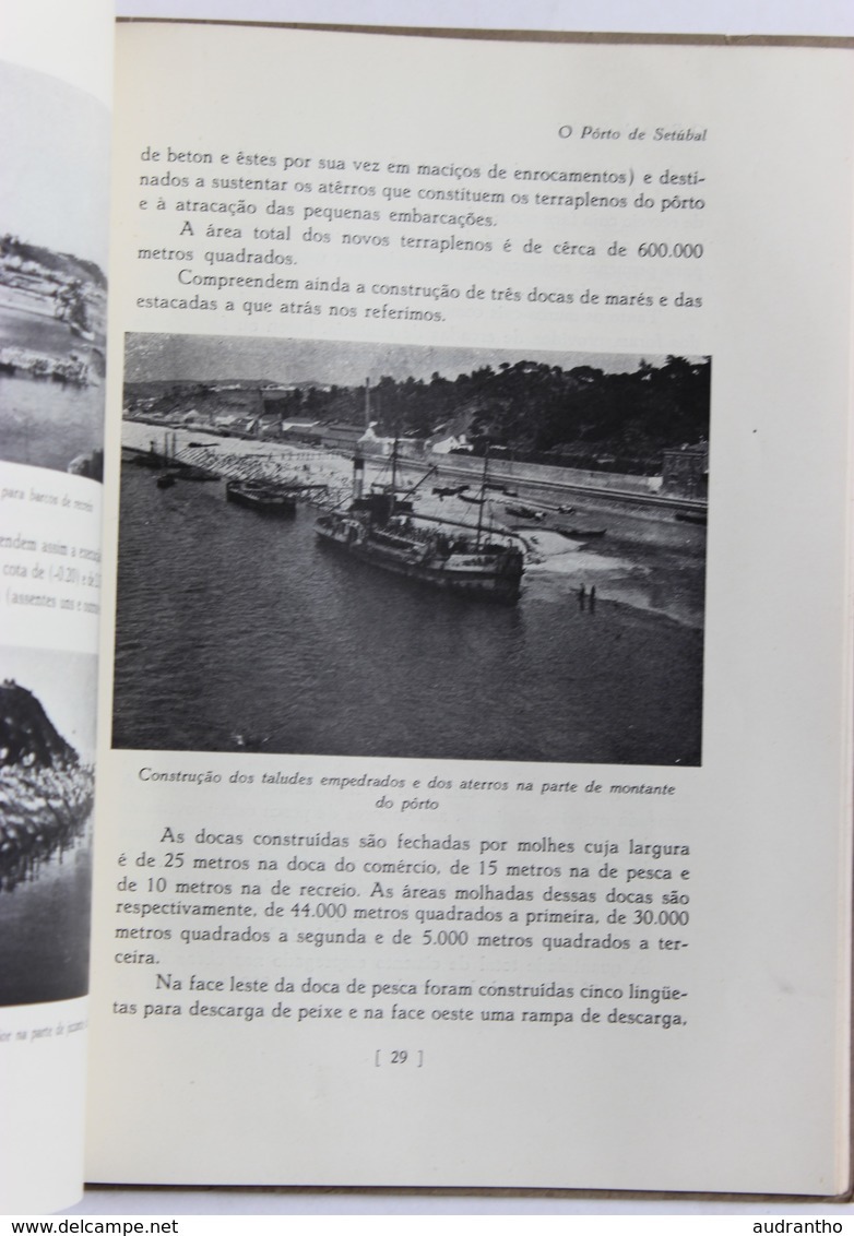 rare livre O Porto de Setubal 1934 Portugal histoire du port de Setubal Perestrello
