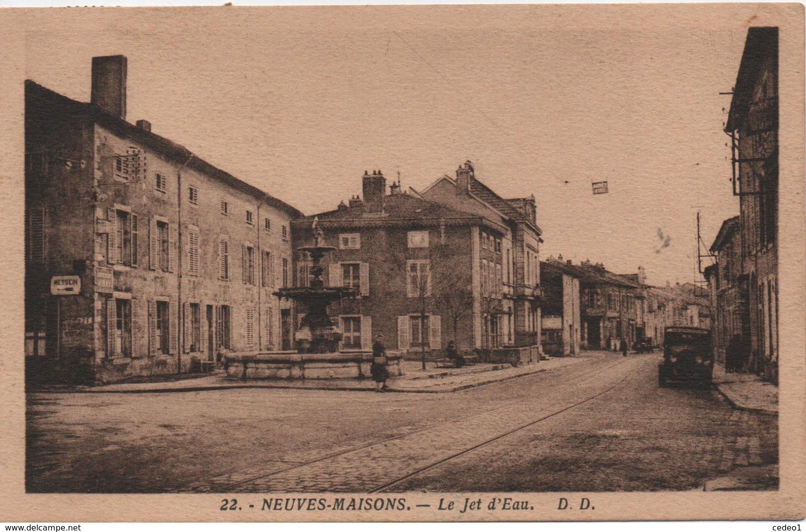 NEUVES MAISONS  LE JET D'EAU - Neuves Maisons