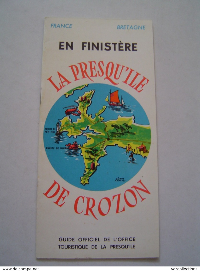 BROCHURE TOURISME : CROZON / BRETAGNE 1957 - Dépliants Touristiques