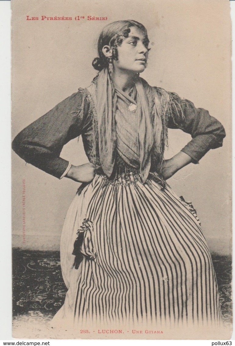 CPA LUCHON (31) UNE GITANA - Luchon