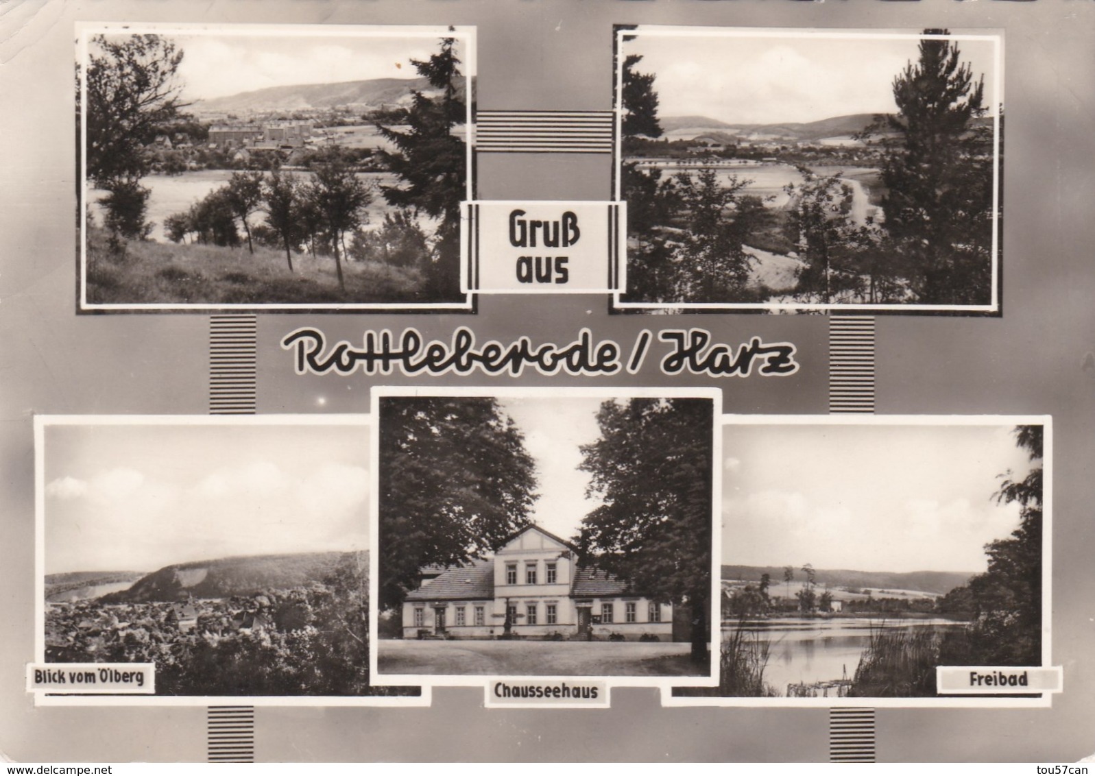 ROTTLEBERODE/HARZ - SAXE-ANHALT - DEUTSCHLAND -   MEHRBILDER ANSICHTKARTE 1967. - Mansfeld