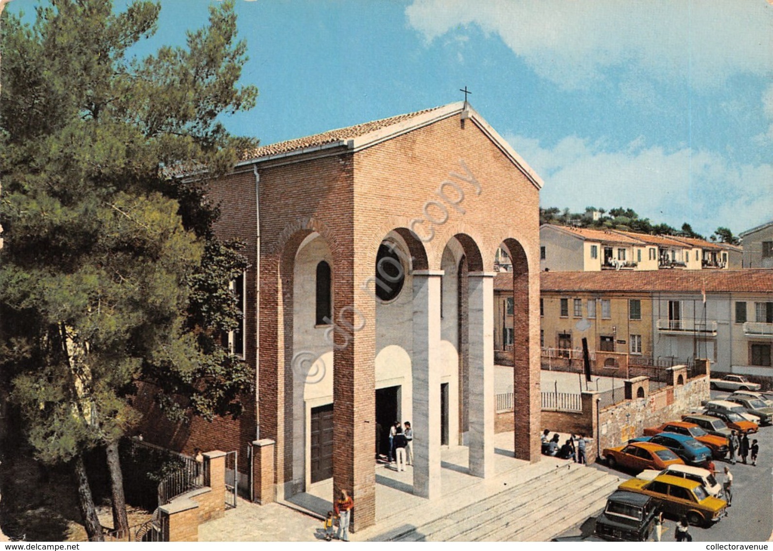 Cartolina Teramo Chiesa San Berardo - Teramo