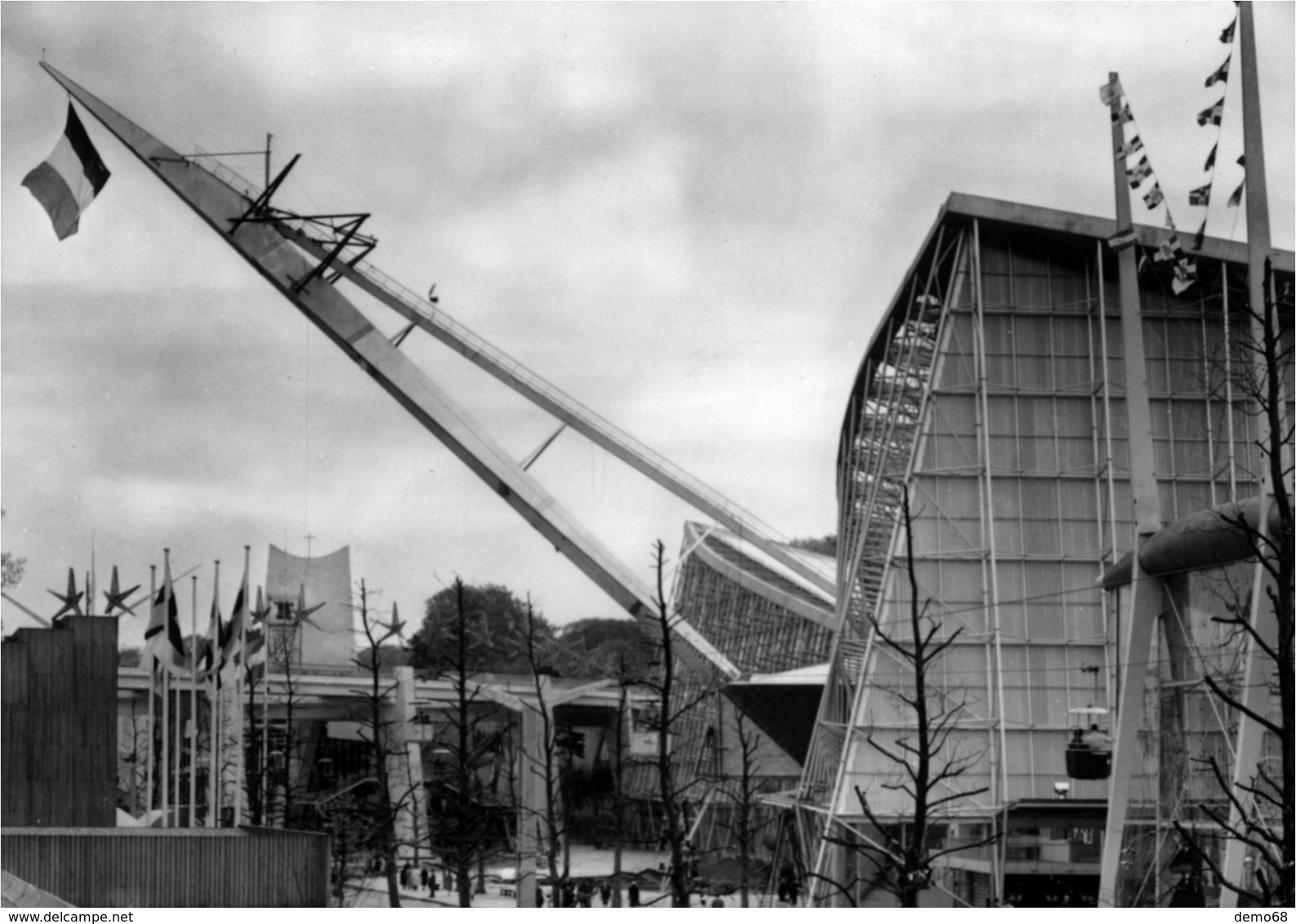 Belgique Belgie Bruxelles Exposition Universelle La Section Française Ed Photo BOR Photo Véritable - Expositions Universelles