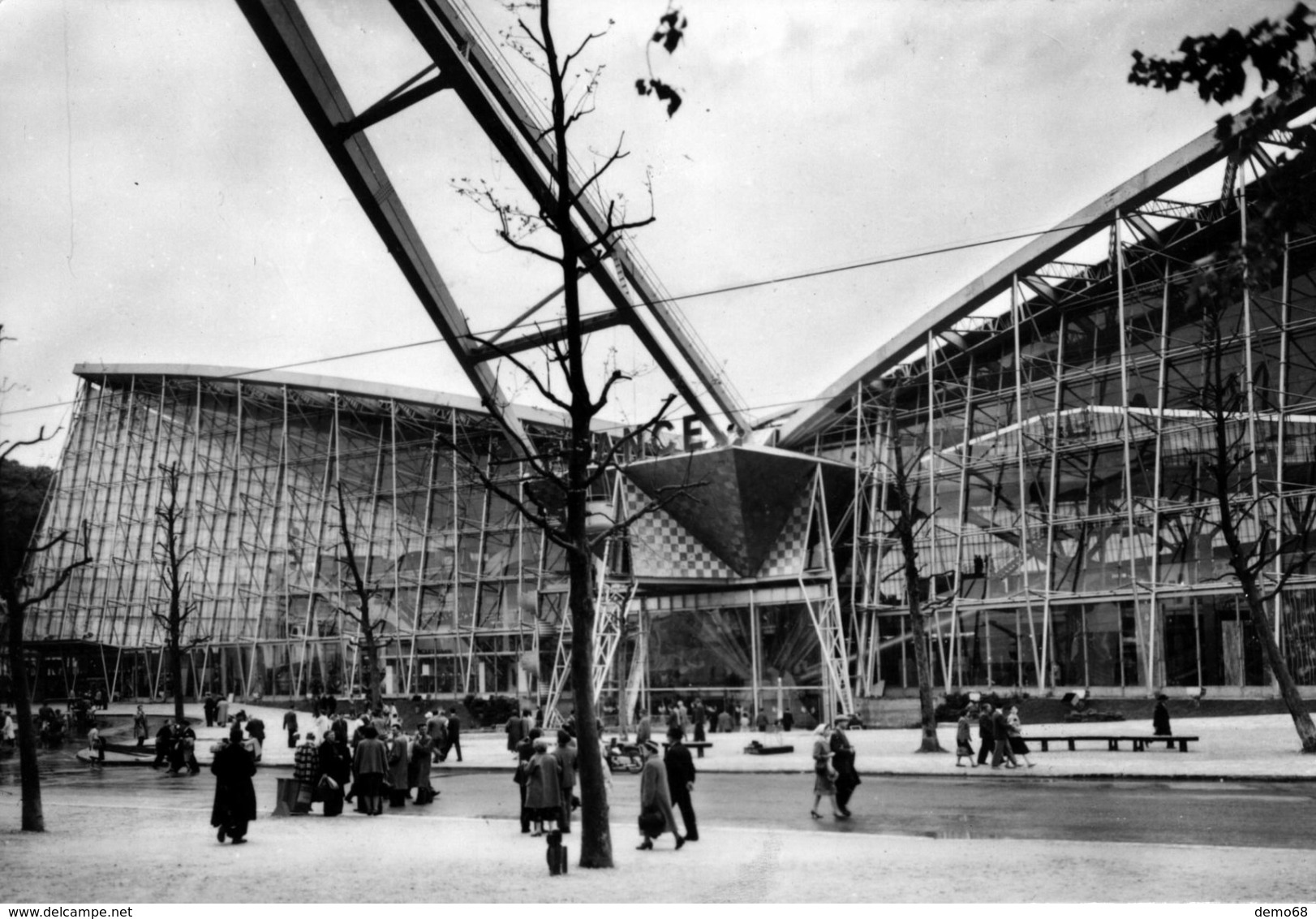 Belgique Belgie Bruxelles Exposition Universelle La Section Française Ed Photo BOR Photo Véritable  N°160 - Expositions Universelles