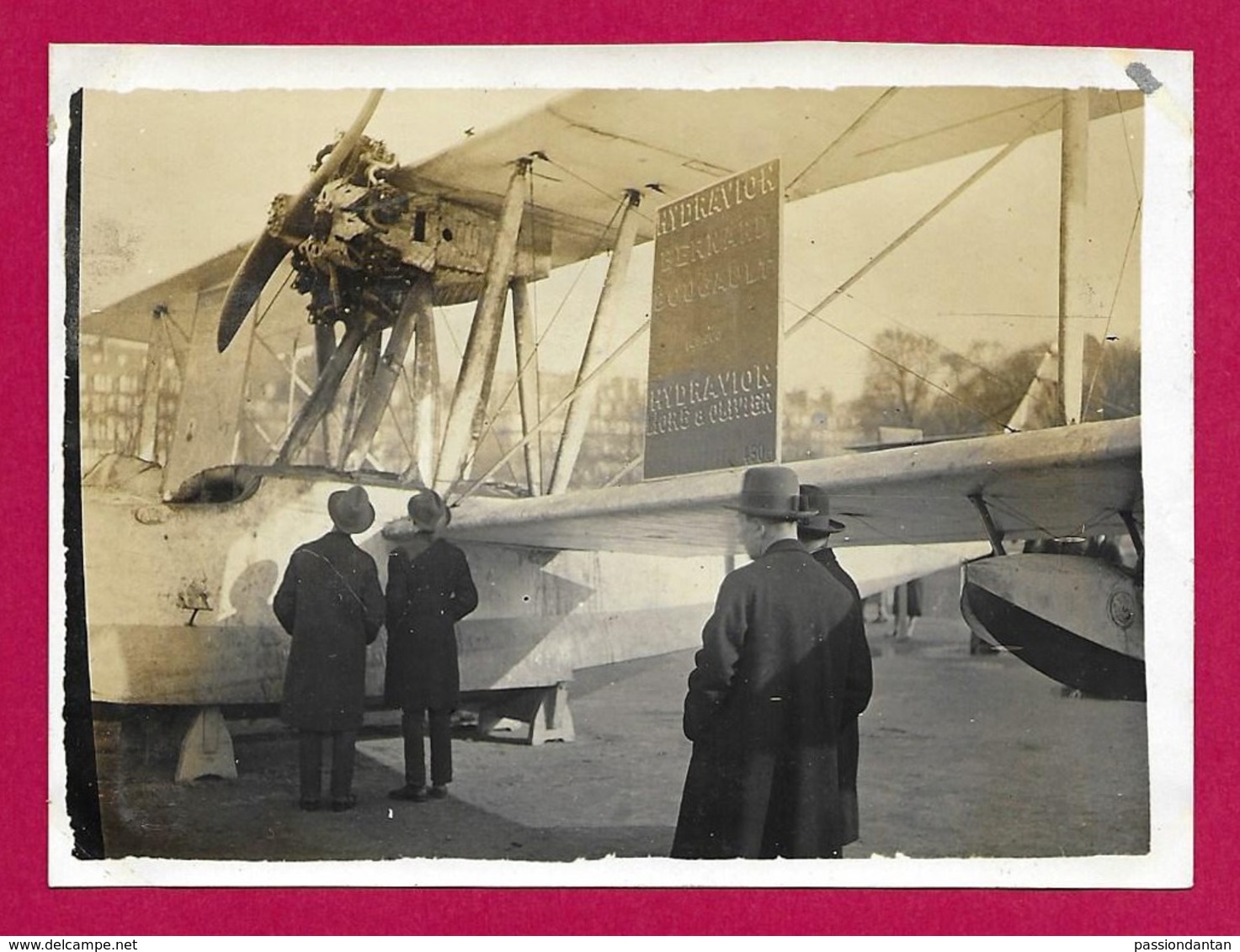 Photographie Des Années 1930 - Établissement Lioré Et Olivier - Hydravion De Bernard Et Bougault - Luftfahrt