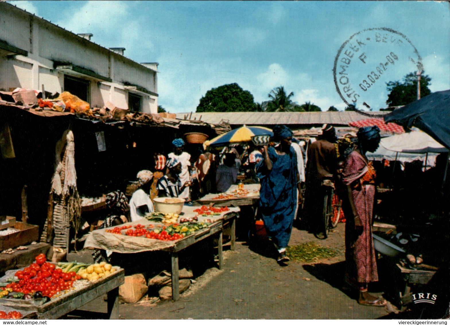 !  Modern Postcard 1982 Senegal, Marche, Africa, Afrika, Black People - Sénégal