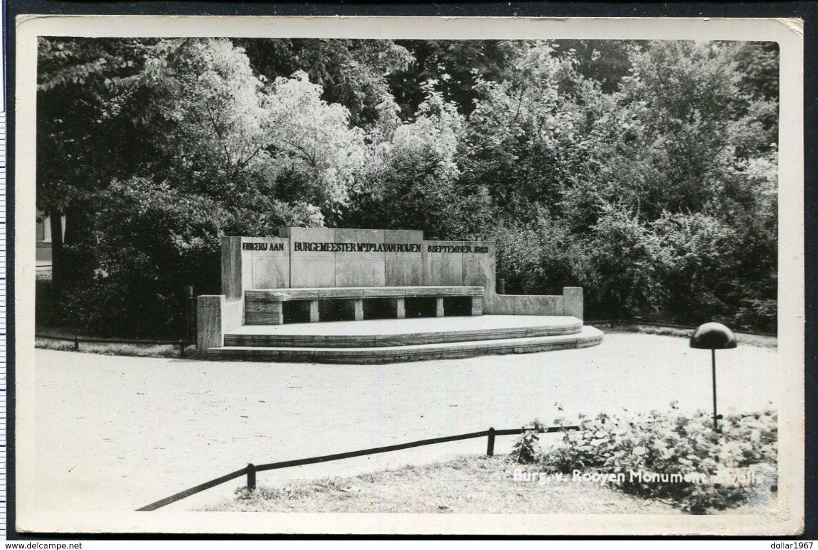 Burgemeester Van Roijen Bank - Potgiersingel. -  Zwolle 8-9-1922 Not Used -See The 2 Scans For Condition.(Originalscan ) - Zwolle