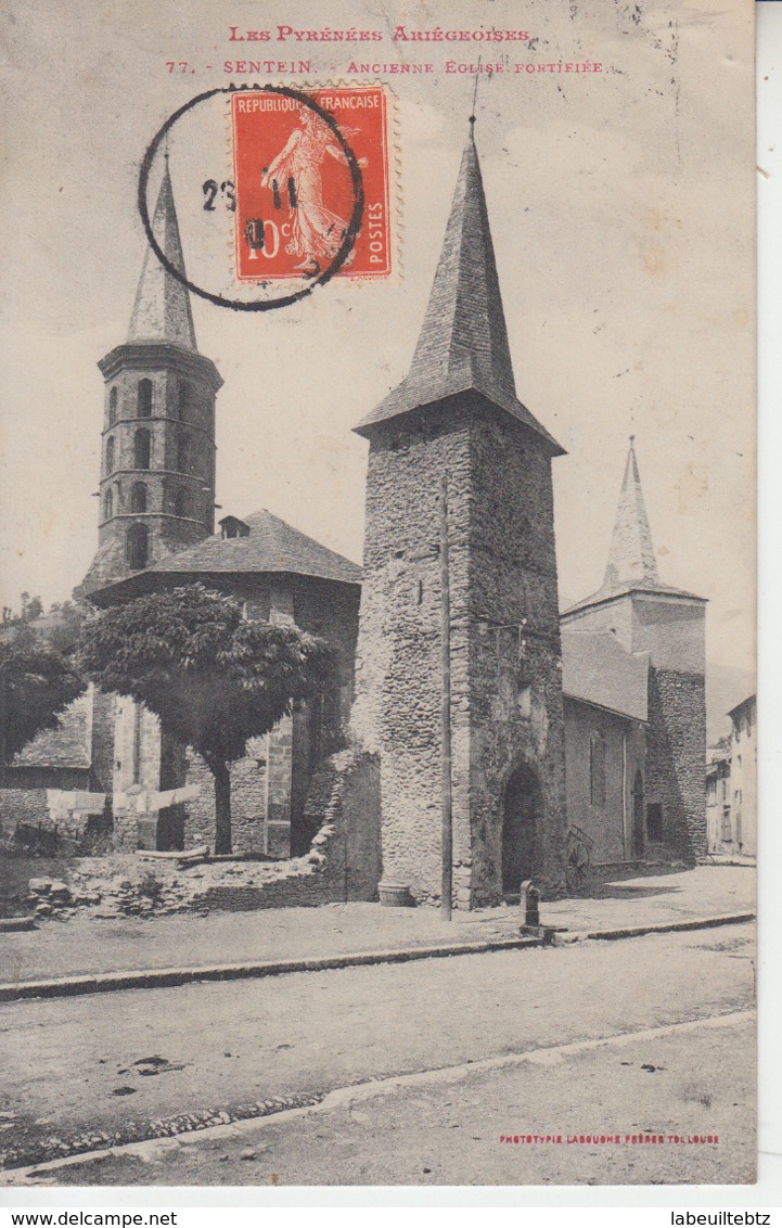 SENTEIN - Lot De 3 Cartes - Vue Générale / Eglise Foritifée - Autres & Non Classés