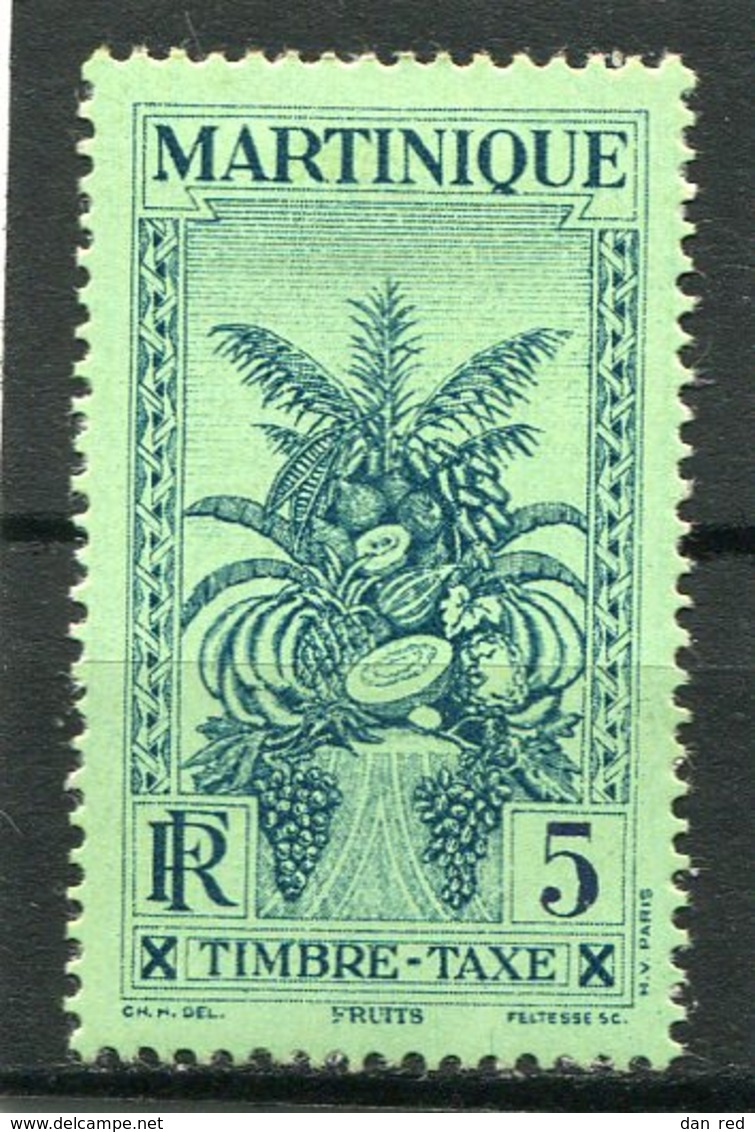 MARTINIQUE   N°  12 *  (Y&T)  (Taxe) (Charnière) - Timbres-taxe