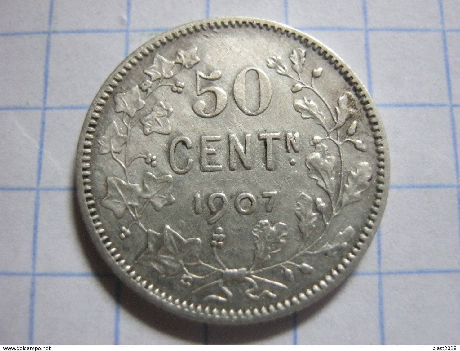 50 Centimes 1907 (NLD) - 50 Centimes