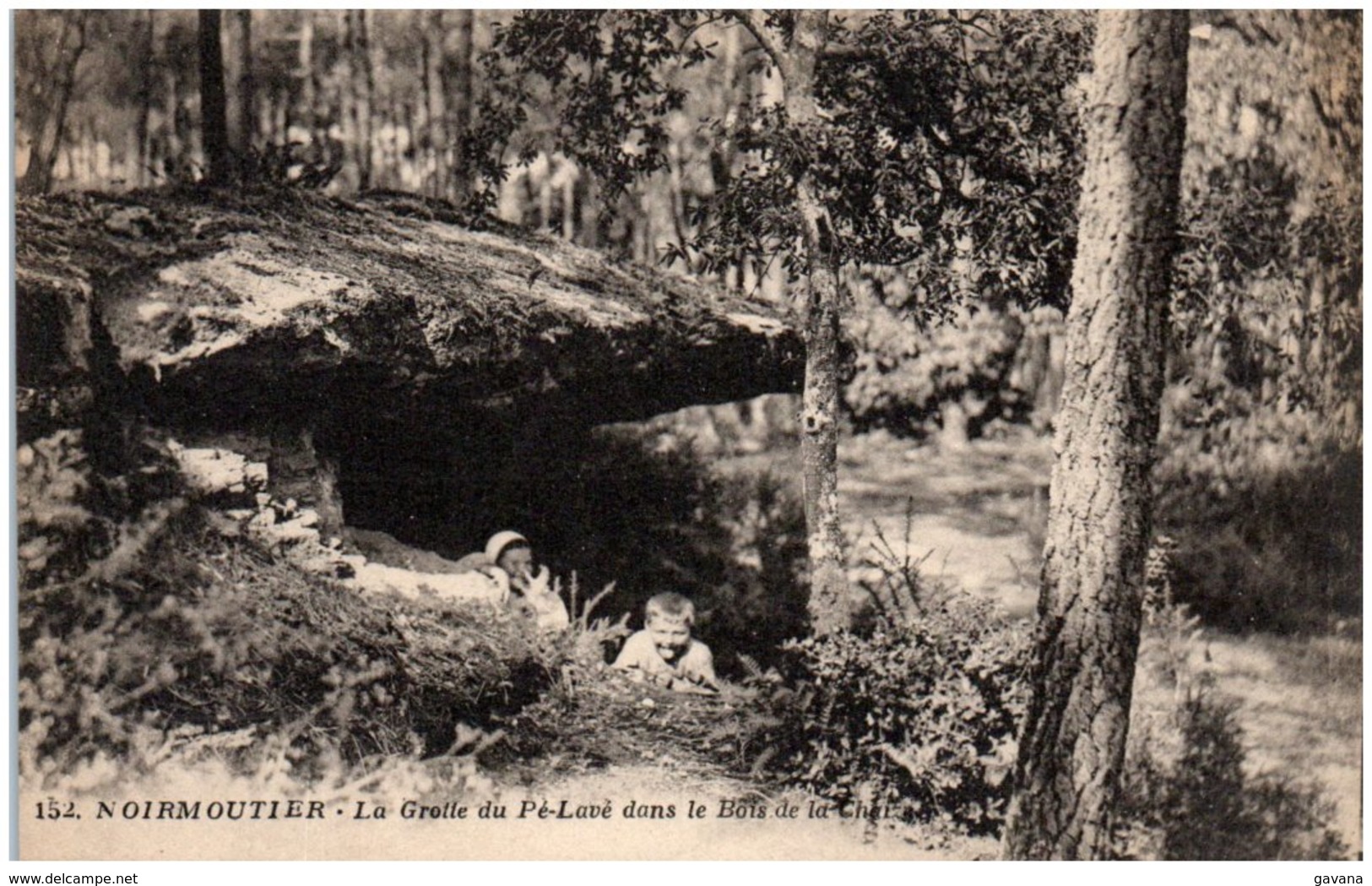 85 NOIRMOUTIER - La Grotte Du Pé-Lavé Dans Le Bois De La Chaize - Noirmoutier