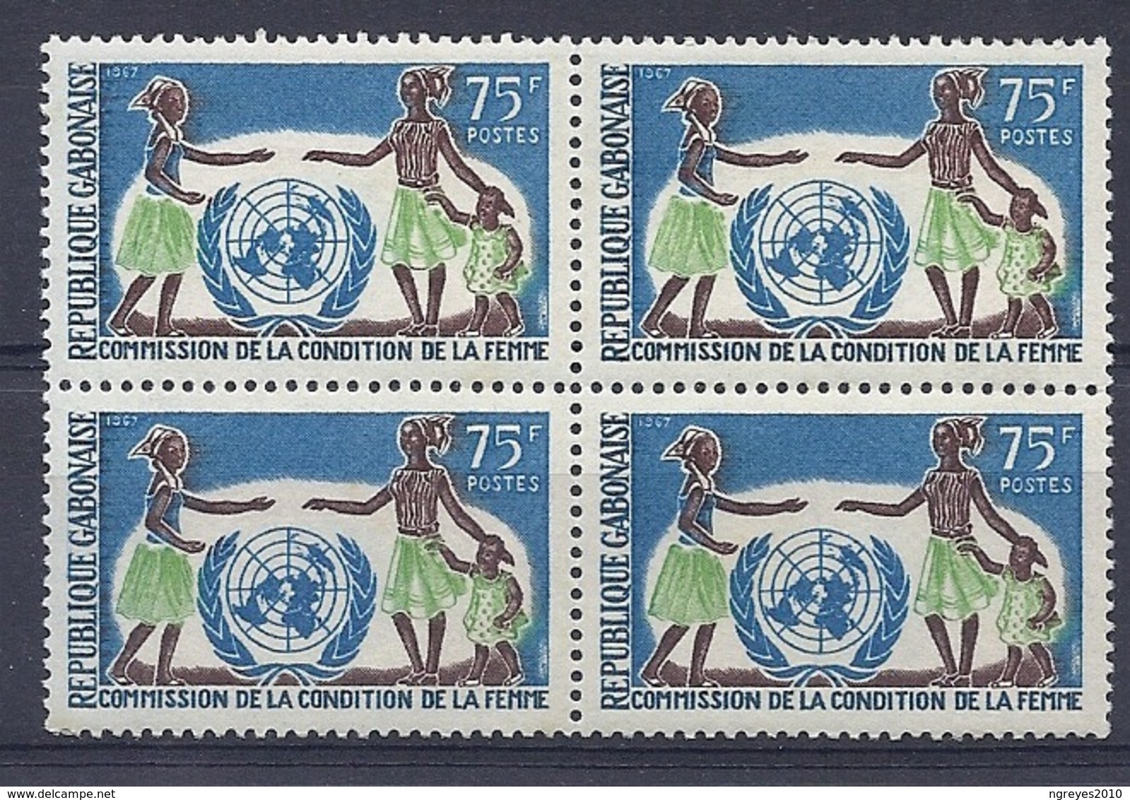 190032128  GABON  FR   YVERT   Nº  219  **/MNH - Neufs