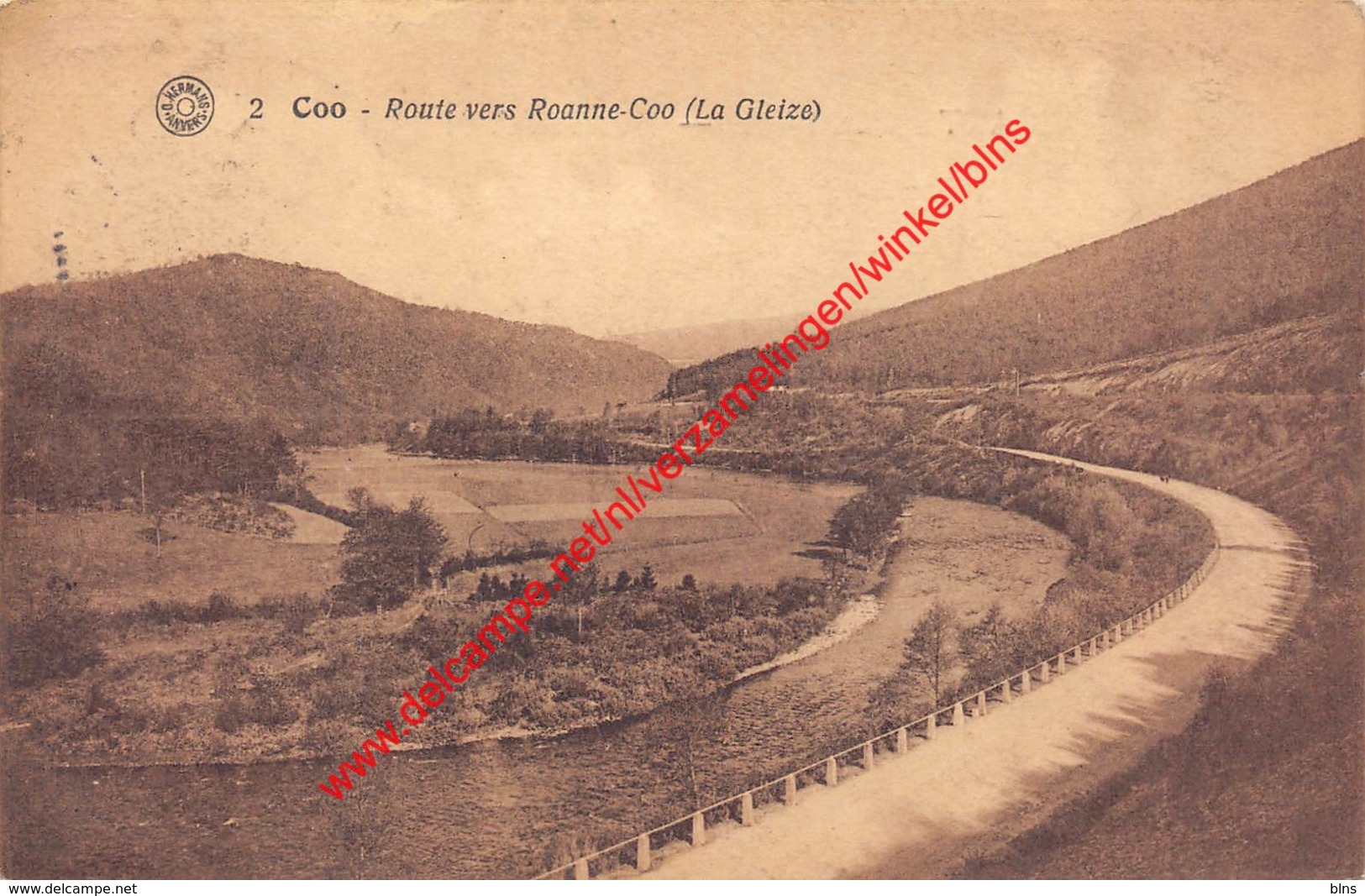 Route Veres Roanne-Coo - Coo - Stavelot