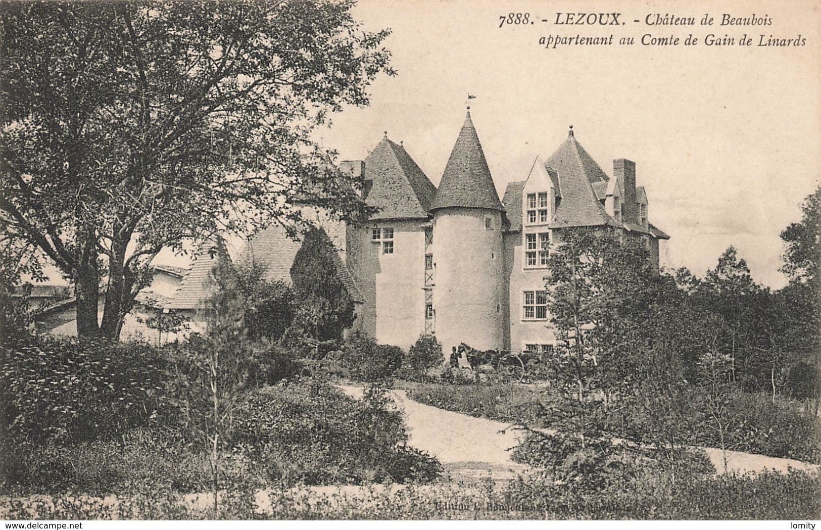 63 Lezoux Chateau De Beaubois Correspondance 1916 - Lezoux
