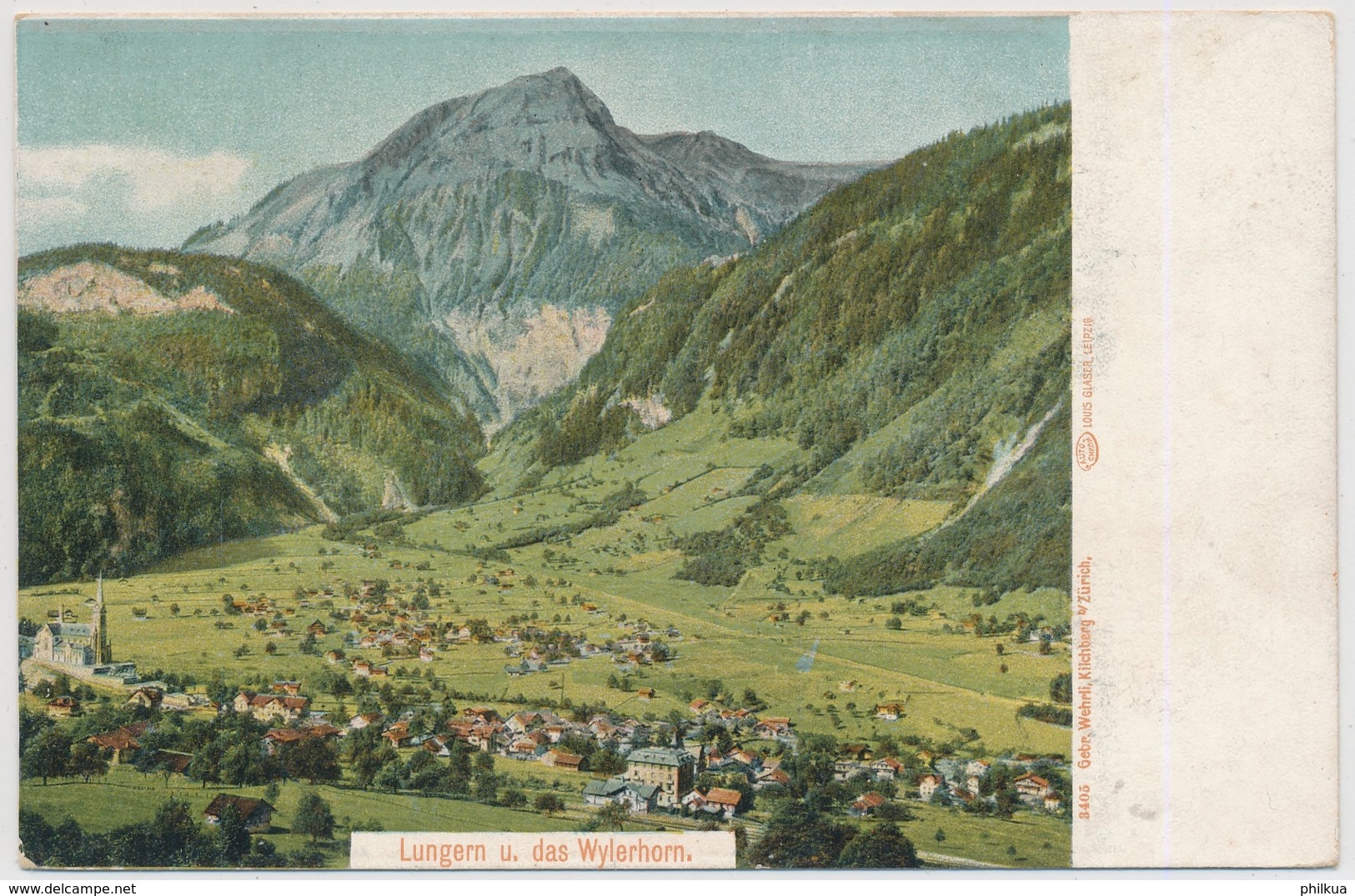 Lungern Und Das Wyderhorn / Edition Wehrli ZH - Lungern