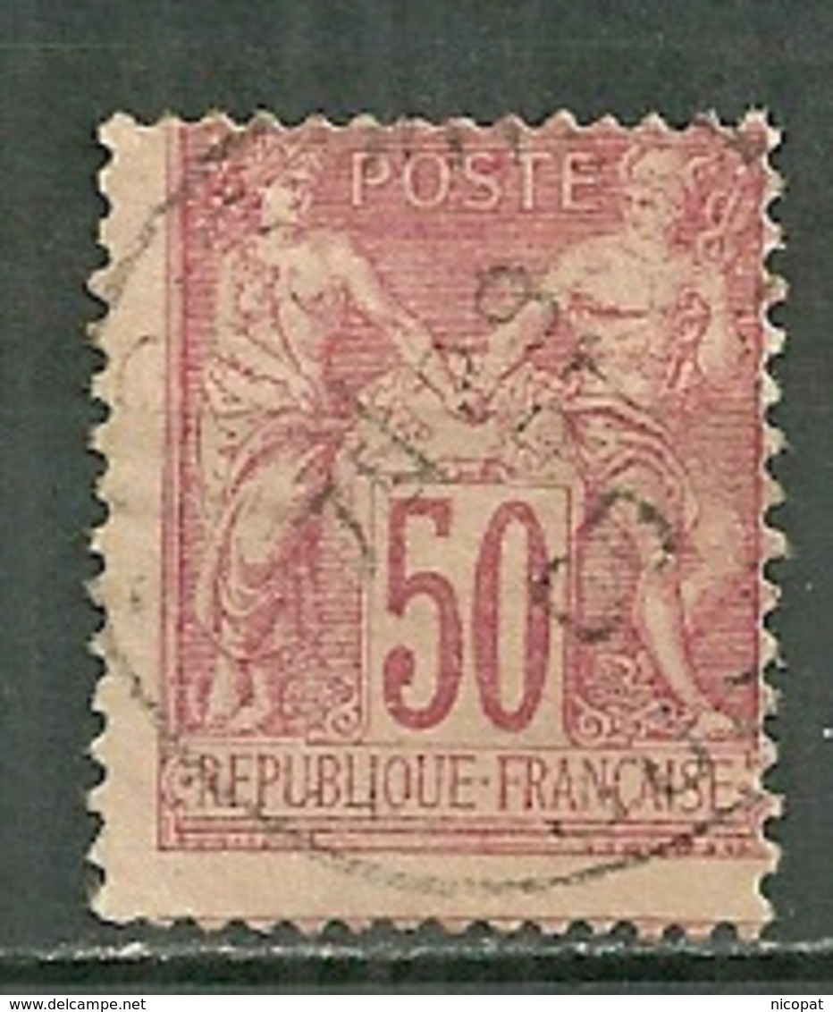 FRANCE Oblitéré 98 Type SAGE Groupe Allégorique Paix Et Commerce Type 2 - 1876-1898 Sage (Type II)