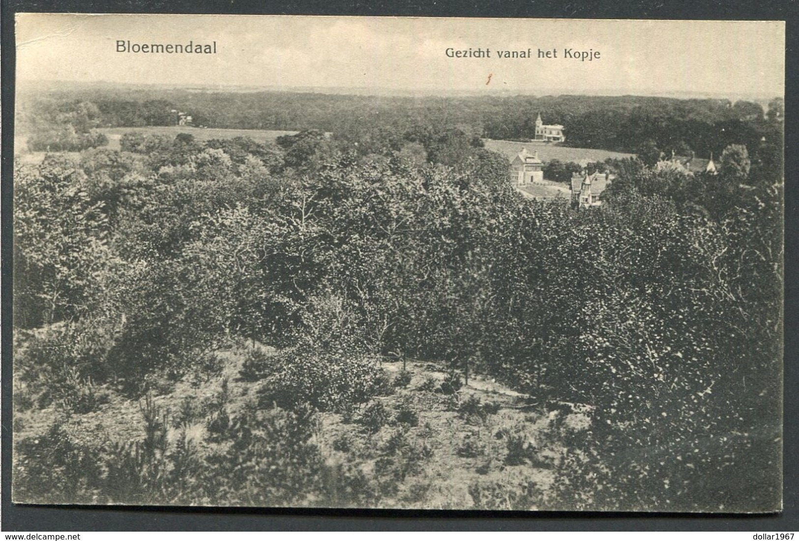 Bloemendaal - Gezicht Vanaf Het Kopje. - Noord-Holland -NOT Used  - See The 2 Scans For Condition.(Originalscan ) - Bloemendaal