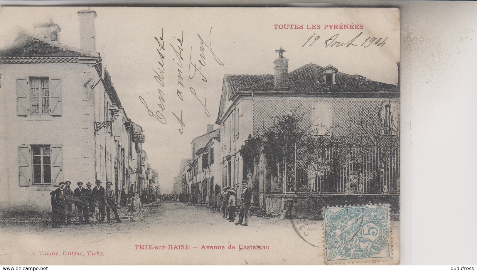 TRIE SUR BAISE   AVENUE DE CASTELNAU - Autres & Non Classés