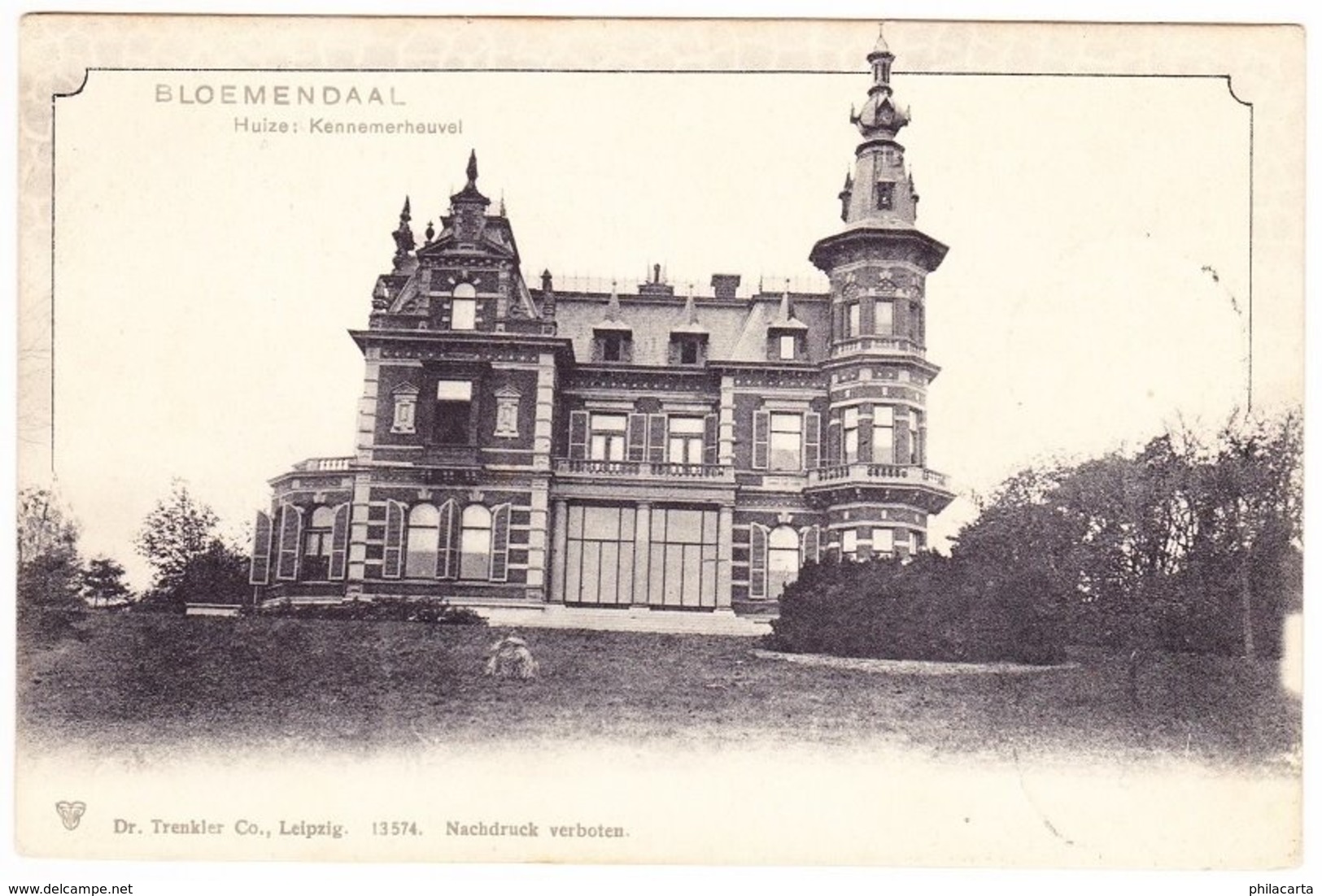 Bloemendaal - Huize Kennemerheuvel - 1904 - Bloemendaal