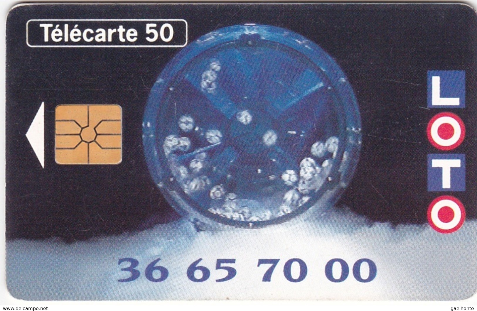 TC161 TÉLÉCARTE 50 UNITÉS - LA FRANÇAISE DES JEUX - LOTO - Spelletjes