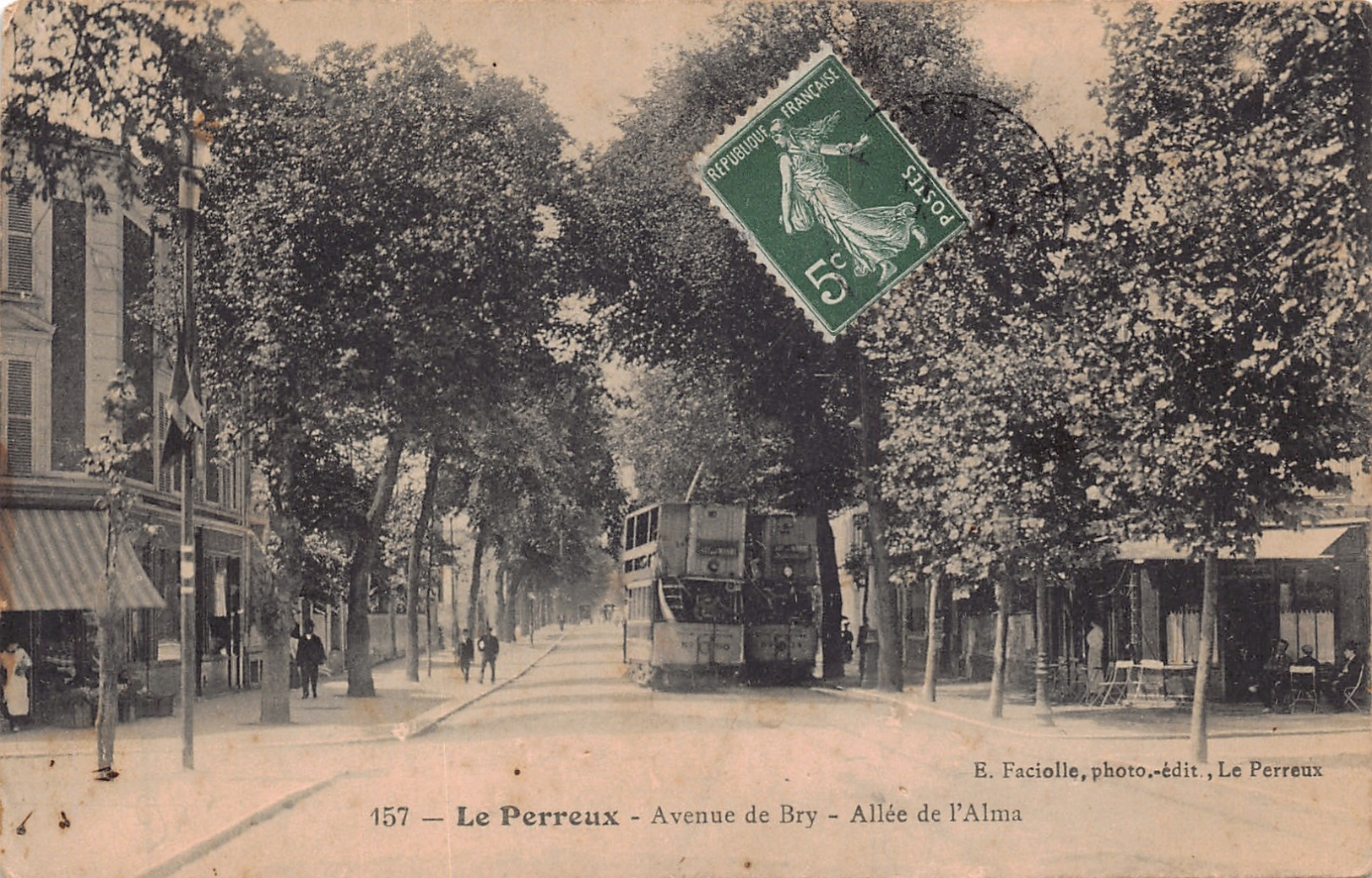 LE PERREUX -  Avenue De Bry - Allée De  L 'Alma ( Tramway ) - Le Perreux Sur Marne