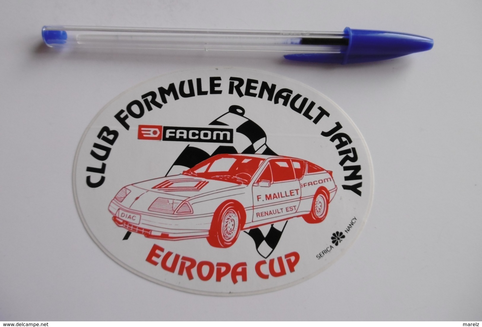 Autocollant Stickers - Automobile CLUB FORMULE RENAULT JARNY "EUROPA CUP" Avec FACOM - Aufkleber