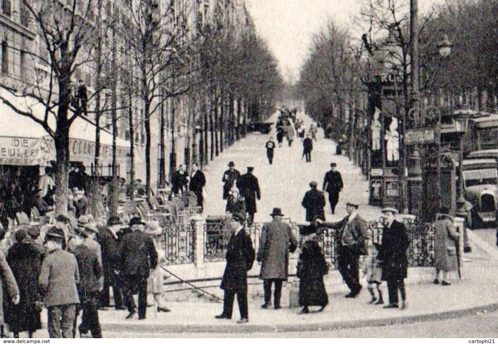 CPA 75 PARIS 15e Métropolitain Nord Sud Porte De Versailles Le Boulevard Lefèvre à La Rue De Vaugirard 1933 Ed. F.F. - Arrondissement: 15