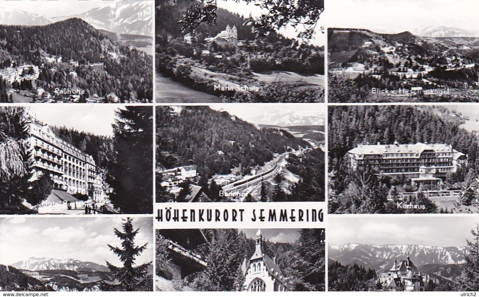 AK Höhenkurort Semmering - Mehrbildkarte  (43757) - Semmering