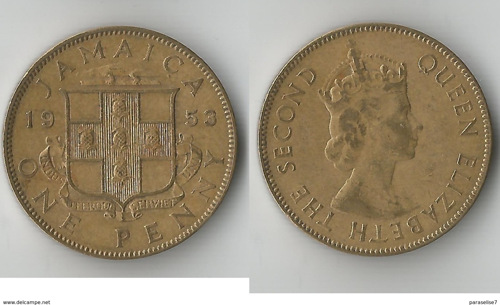 JAMAIQUE 1 PENNY 1953 - Jamaica