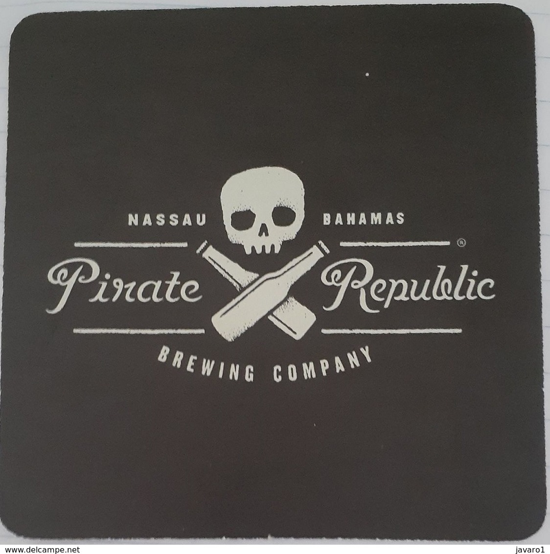 BAHAMAS :  5 Beer Coasters  From PIRATE REPUBLIC Brewery Nassau , VERY RARE - Beer Mats