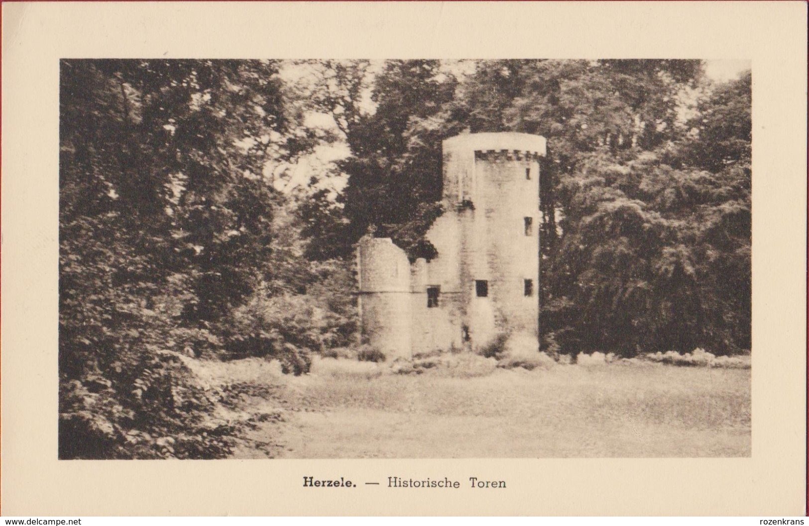 Herzele Historische Toren Oude Toren Of De Burcht (in Zeer Goede Staat) - Herzele
