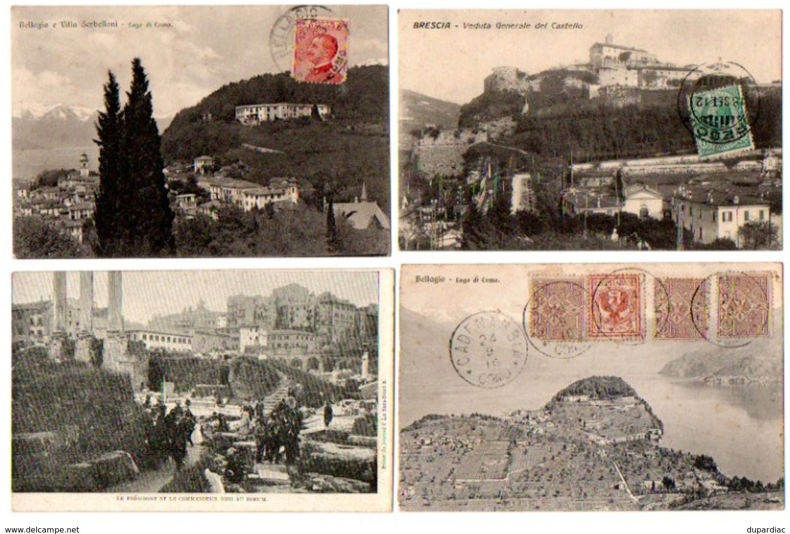 Italie / Au premier acheteur, LOT de cartes postales d'ITALIE et carnets : plus de 1360 vues différentes, très bon état.