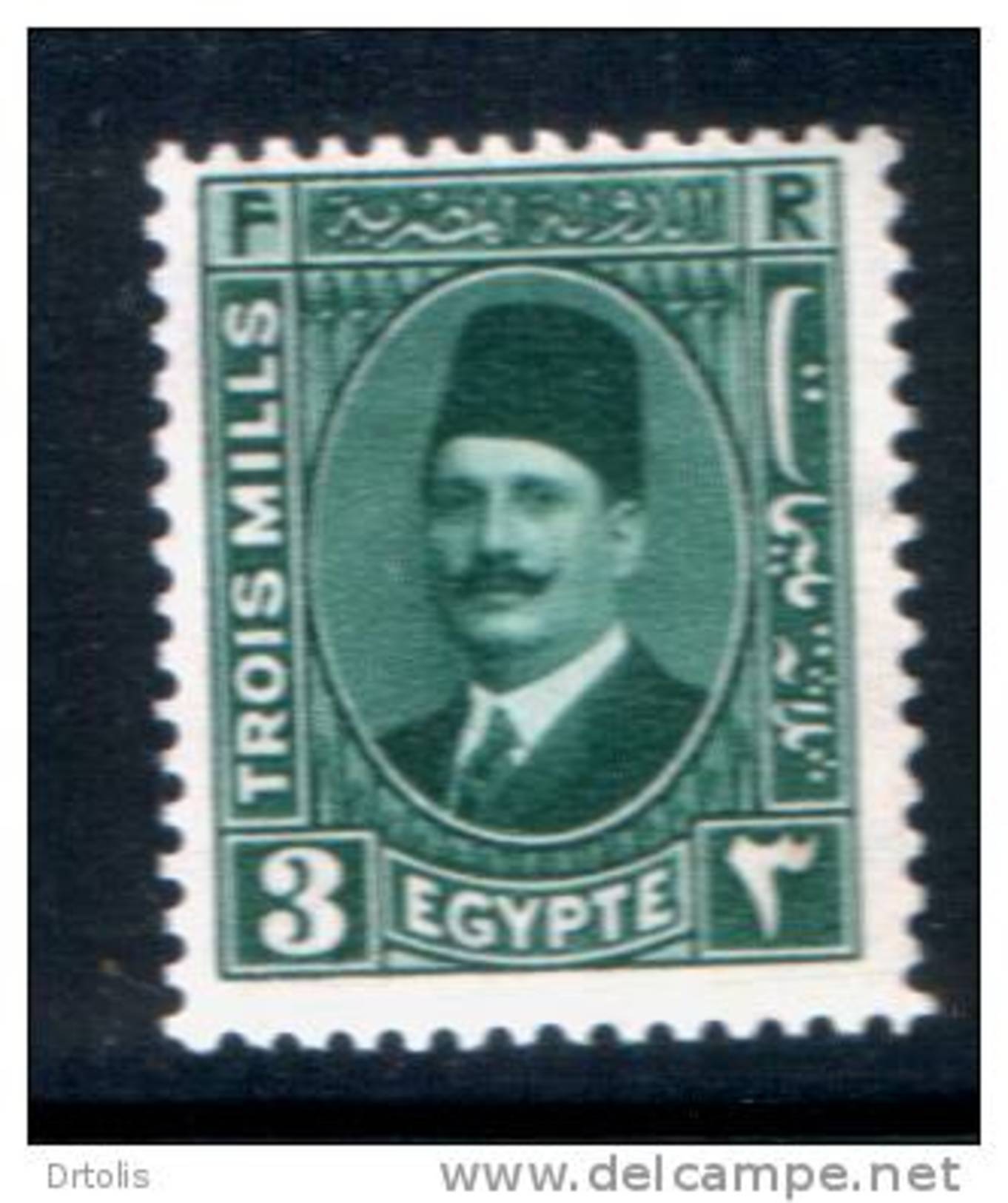 EGYPT / 1927 / KING FAUD I / MH / VF . - Neufs