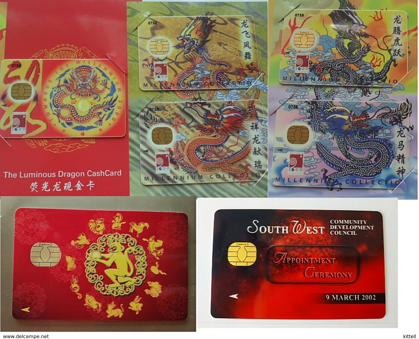 Singapore Cashcards (7 Pieces). For Stephane Only. - Sonstige & Ohne Zuordnung