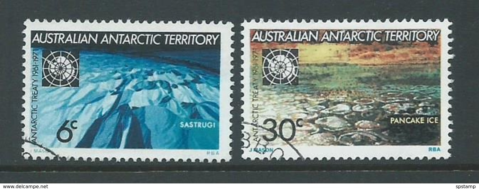 Australian Antarctic Territory 1971 Treaty Set Of 2 FU - Used Stamps