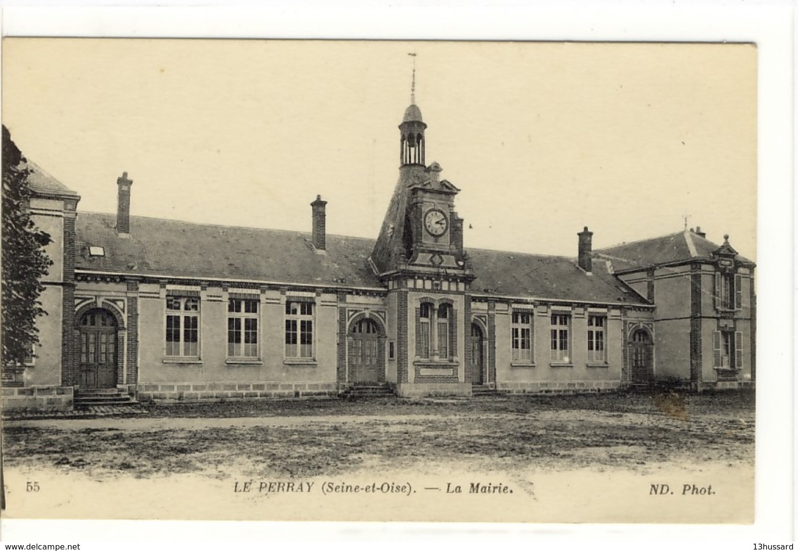 Carte Postale Ancienne Le Perray - La Mairie - Le Perray En Yvelines