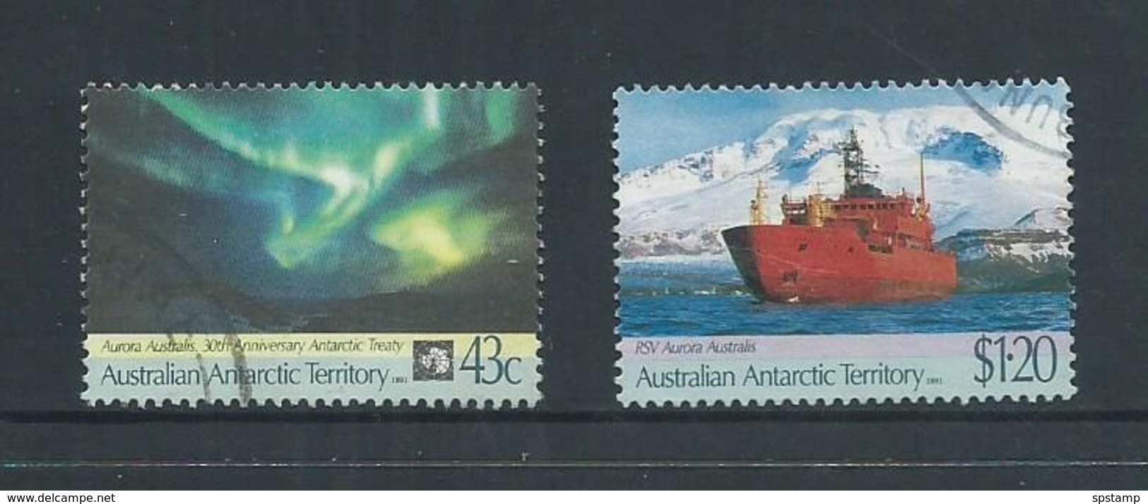 Australian Antarctic Territory 1991 Treaty Anniversary Set 2 FU - Used Stamps