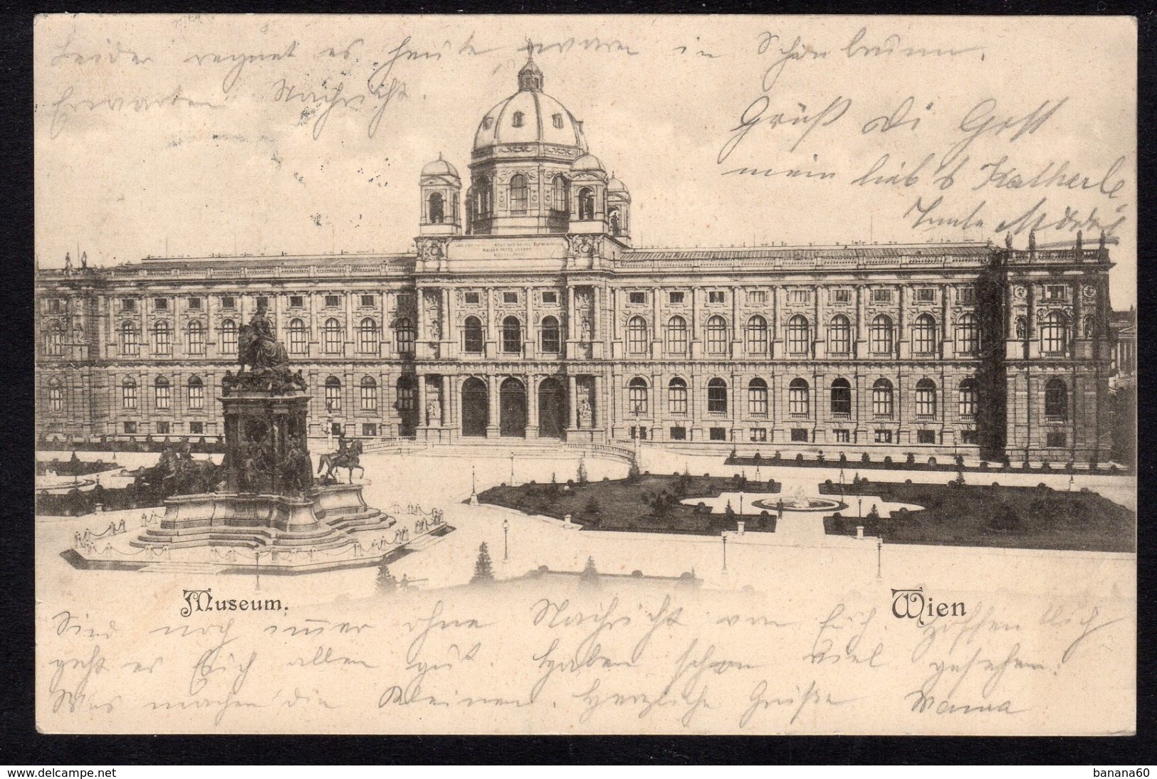 Wien, Naturhistorisches Museum, 1902 Gelaufen - Musées