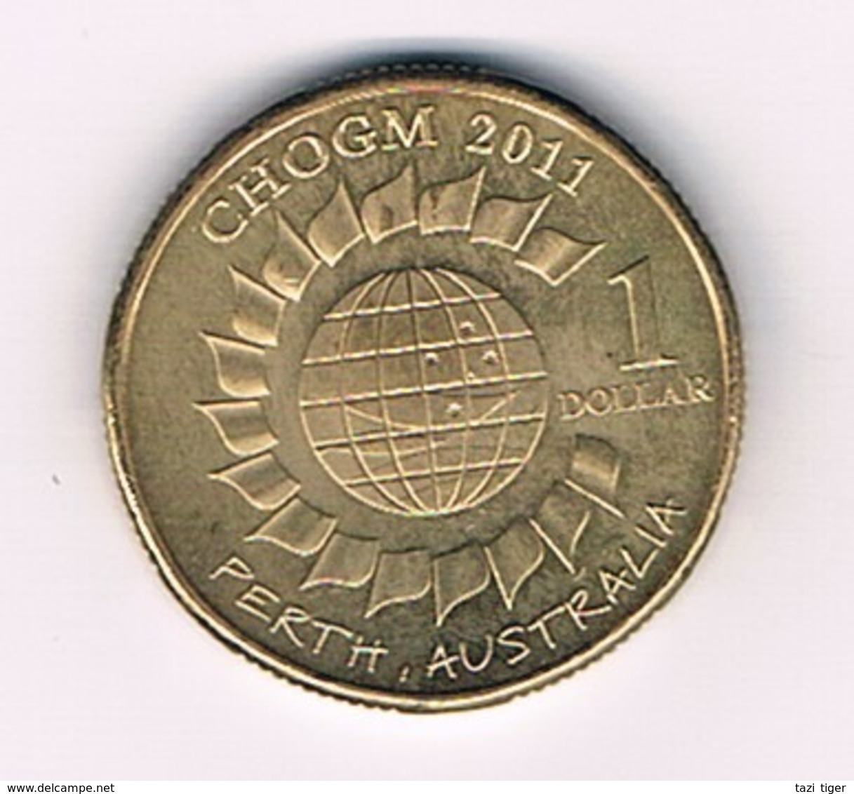 2011 • $1 • Commonwealth Heads Of Government Meeting (CHOGM) 2011 • Uncirculated Coin In Acid Free Coin Holder - Sonstige & Ohne Zuordnung
