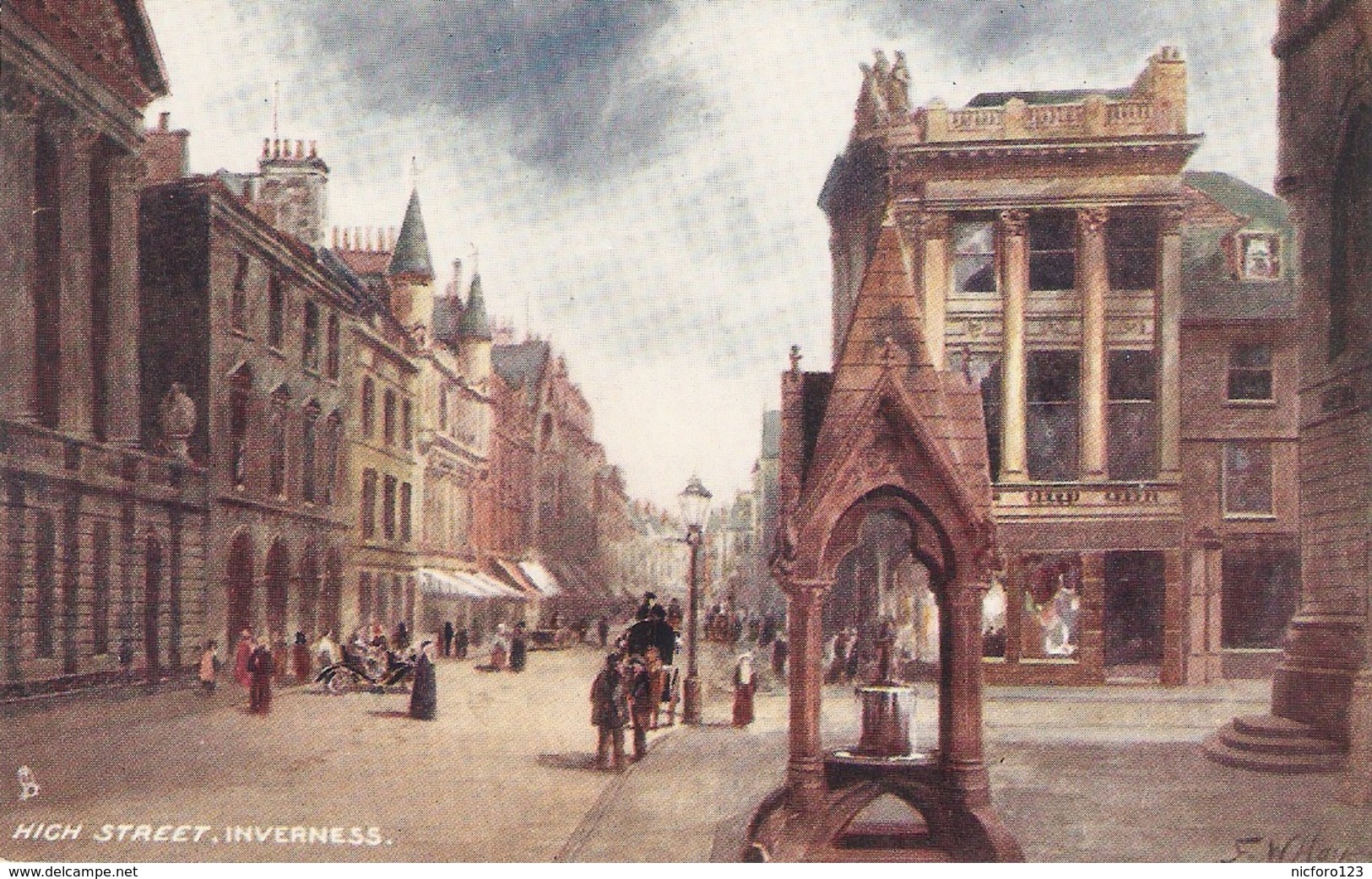 F.W.Hayes, Inverness. High Street" Tuck Oilette PC # 7187 - Tuck, Raphael