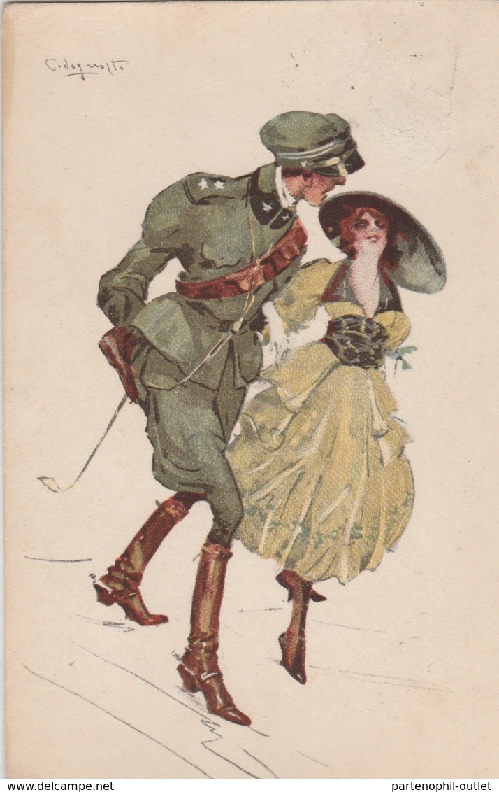 Cartolina - Postcard /  Viaggiata - Sent /  Donnina Con Militare - Frauen