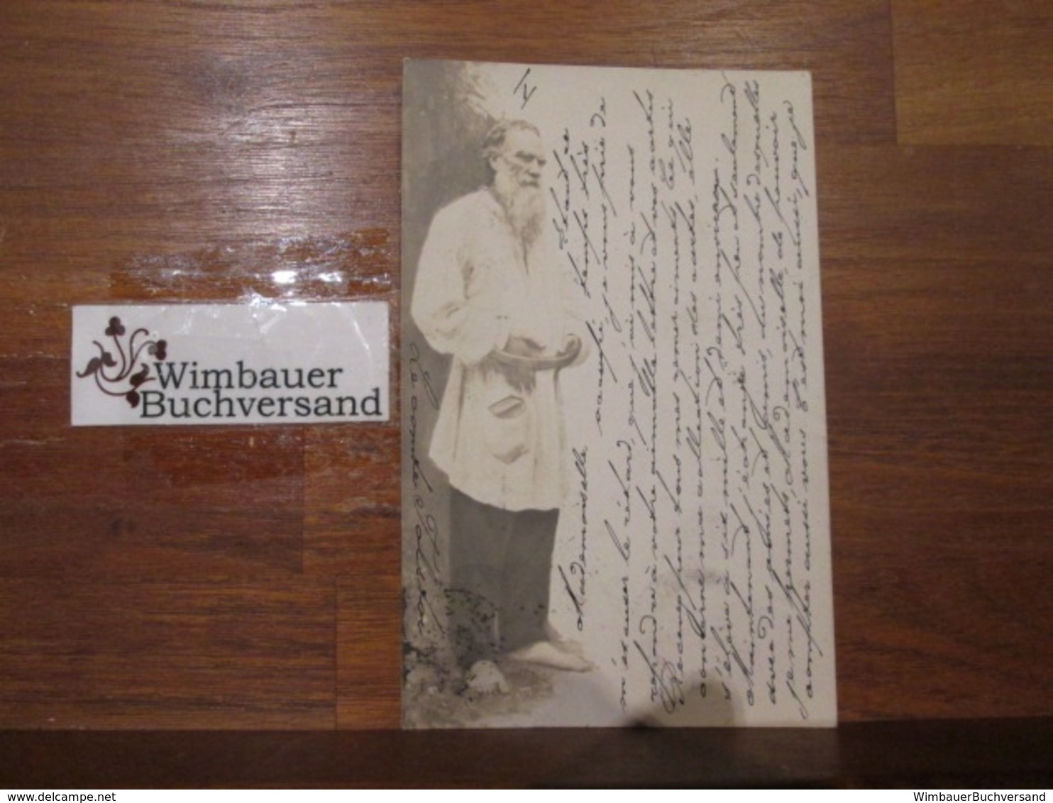 Russischer Dichter. Photopostkarte Signiert Le Comte Tolstoi - Other & Unclassified