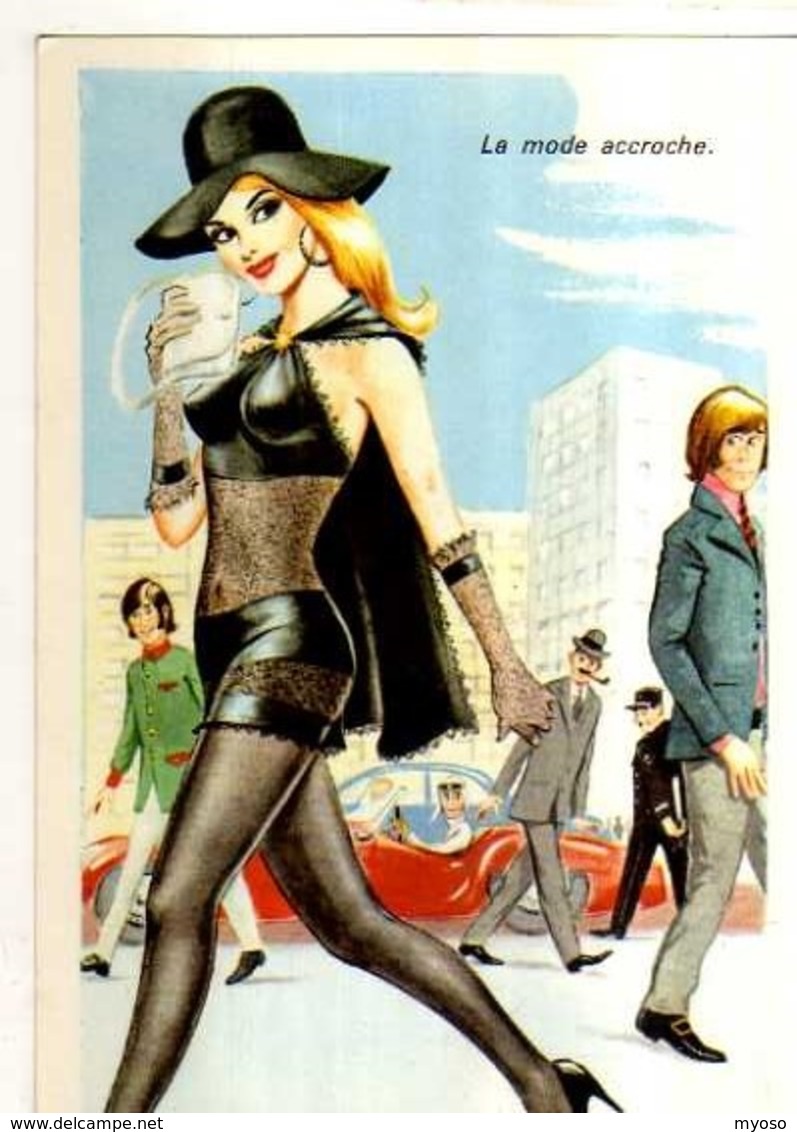 Non Signe, La Mode Accroche, Femme Tres Sexy - Contemporain (à Partir De 1950)